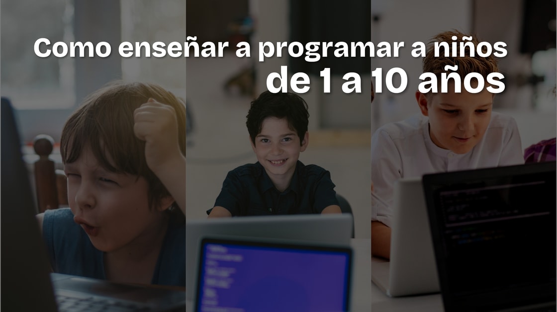 Niños aprendiendo programación